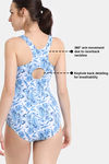 Zelocity Elastane Blended Slip-On Malliot with Removable Pads - Diva Blue — thumbnail 7